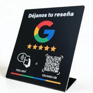 Tótem para reseñas y 5 estrellas en Google para negocios